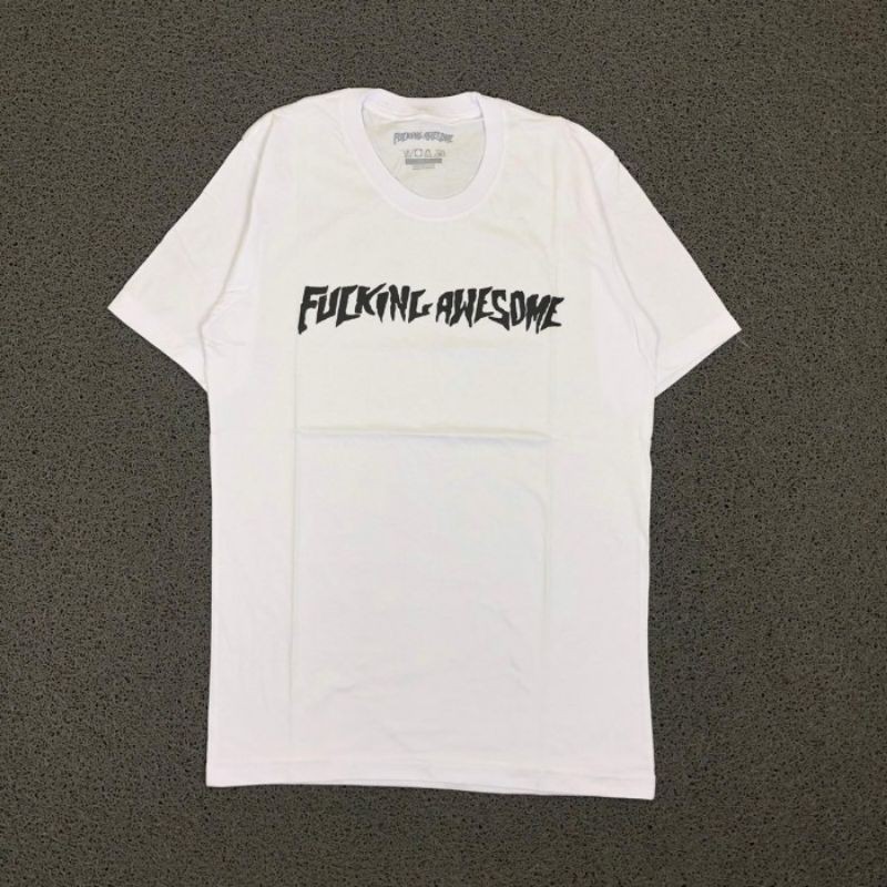 KAOS FUCKING AWESOME LOGO FONT WHITE - M
