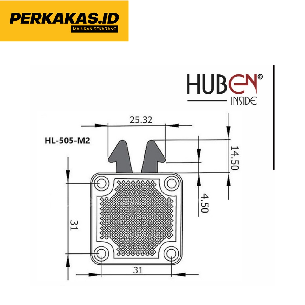 Kunci Laci Lemari Loker HUBEN HL-138 22