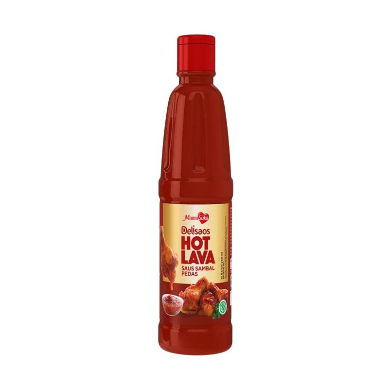 

Saus Sambal Hot Lava Delisaos Mamasuka 130ml 260ml