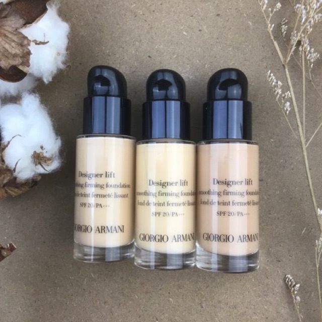 giorgio armani foundation designer lift