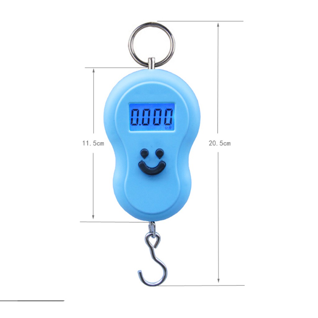 HOVELSHOP Portable Digital Scale / Timbangan Gantung Mini 50kg