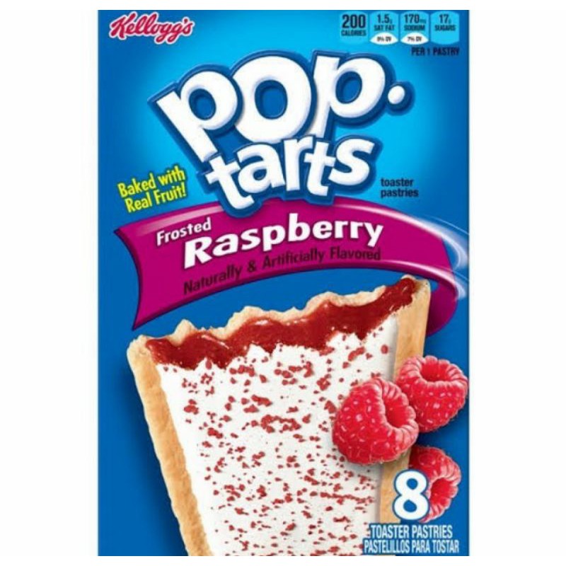 

Kelloggs Poptarts Frosted Raspberry 416 gr | Cemilan pastry