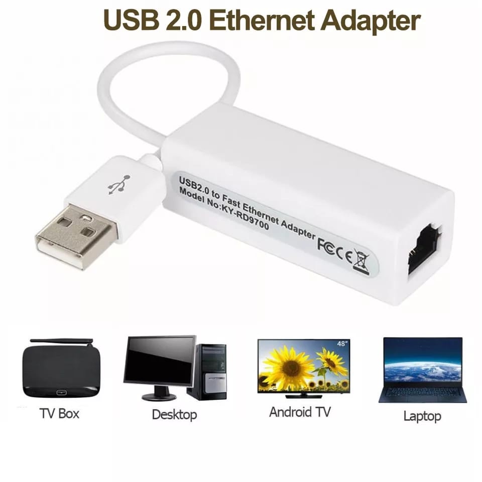 USB LAN Adapter / Converter USB to LAN / USB To Ethernet RJ45 Kabel