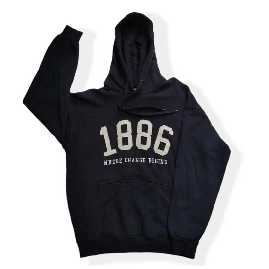 HOODIE UNISEX 1886 /// JUMPER CASUAL FLEECE TEBAL KEKINIAN TERBARU''