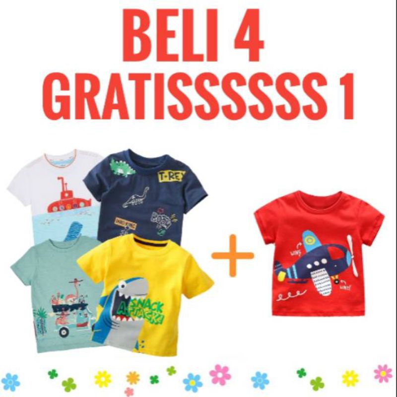 KAOS BABY VICTORY BELI 4 GRATIS 1