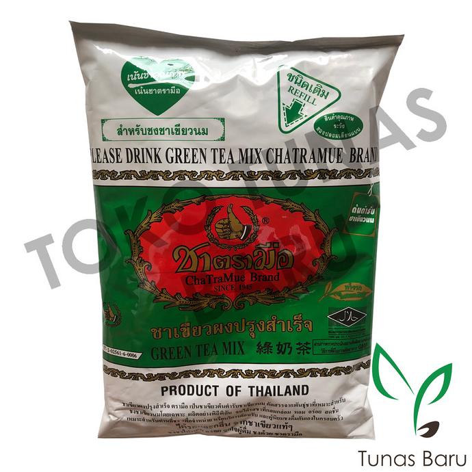 

[COD] ChaTraMue Brand Thai Green Tea Mix (Bubuk Teh Hijau Thailand) [COD]