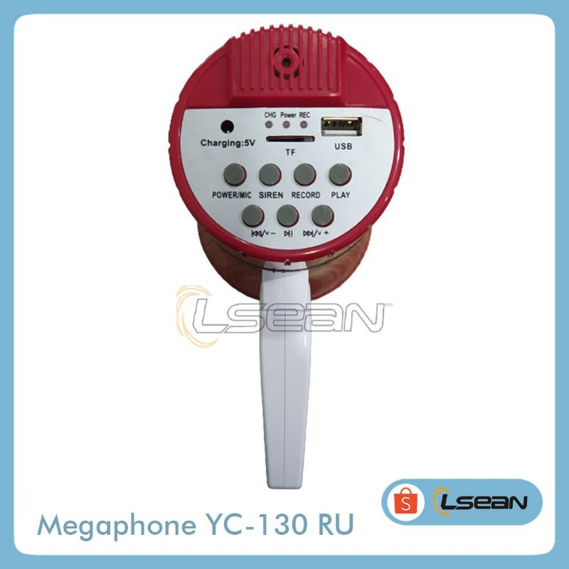 PENGERAS SUARA SPEAKER DAN REKAM SUARA YC-130RU MEGAPHONE