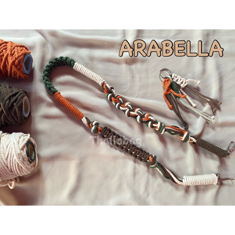 READY STOK STRAP BAG MACRAME ARABELLA BY THALIABAG // TALI TAS // HANDMADE // SHOULDERBAG // SLINGBAG // KEYCHAIN // RACUN SHOPEE