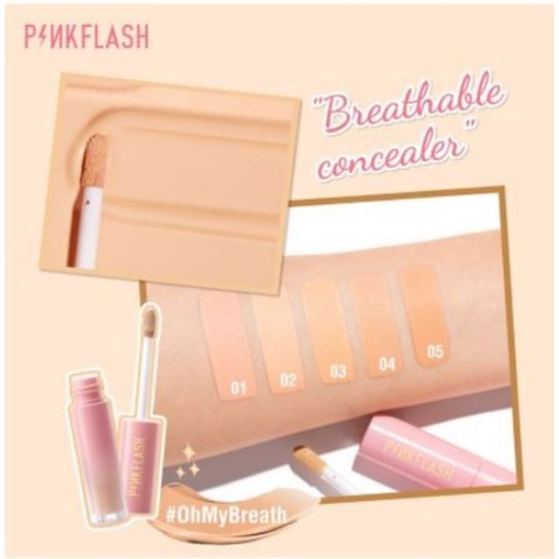 Pinkflash Concealer Lasting Matte Concealer  Lasting Matte Concealer Pink PF-F04