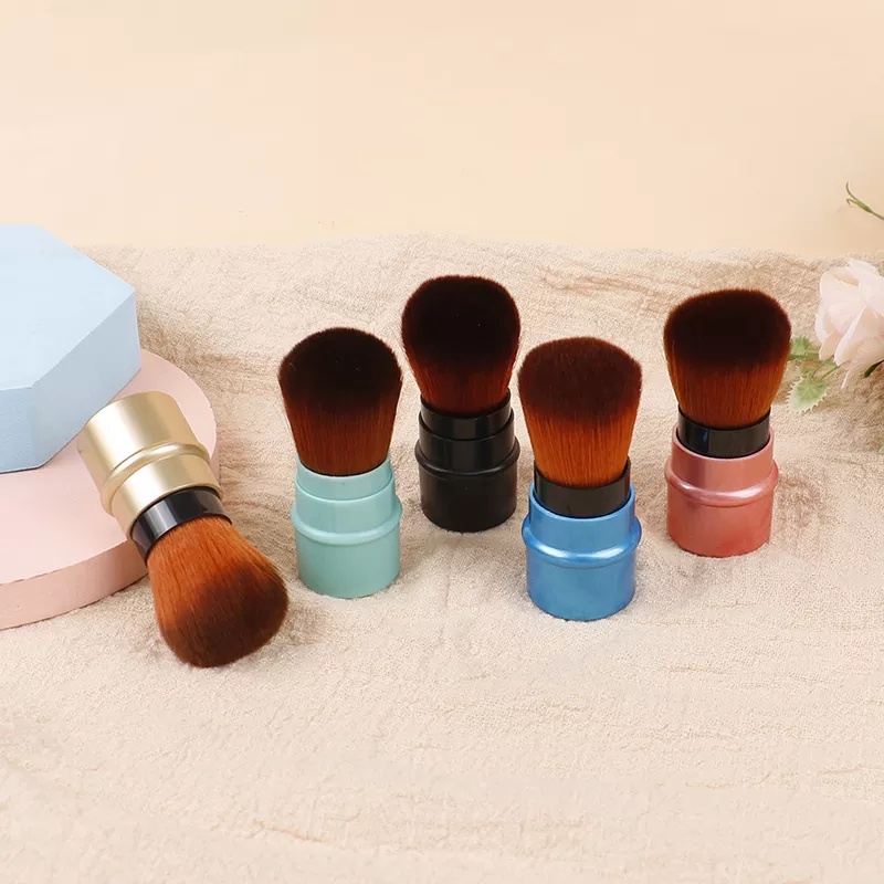 (COD) Brush Make Up Travel Portable Blush Powder Foundation MALL SHOPPING