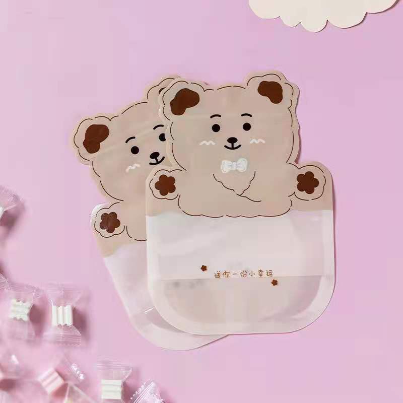 PLASTIK KLIP BERUANG / PLASTIK KLIP ZIPPER BEAR / PLASTIK KLIP BEAR