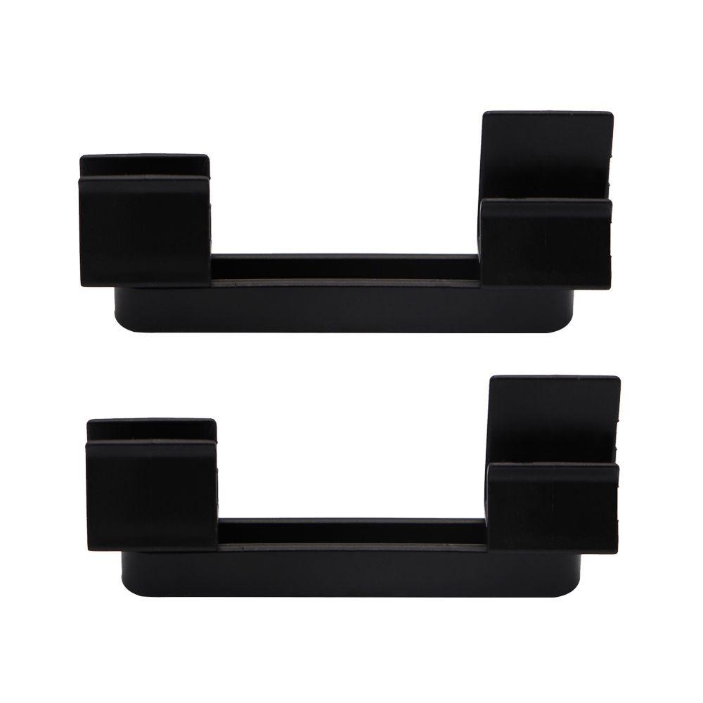 QUINTON Stand Holder Black Adjustable Untuk Perlengkapan Pengikat Berdiri Plastik Telepon