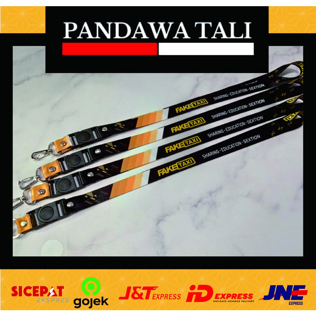 

Lanyard Faketaxi / Lanyard Fake Taxi / Lanyard Custom Printing / Lanyard Murah