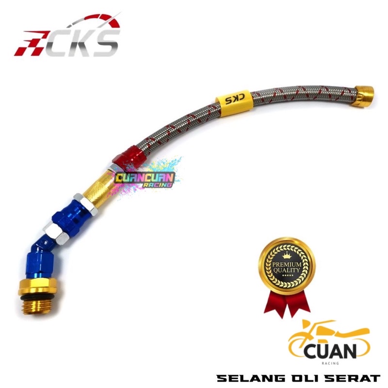 Tutup Oli Mesin Selang Serat Thailand PSI - Mio Beat Vario Vixion Ninja R RR CB150 Sonic