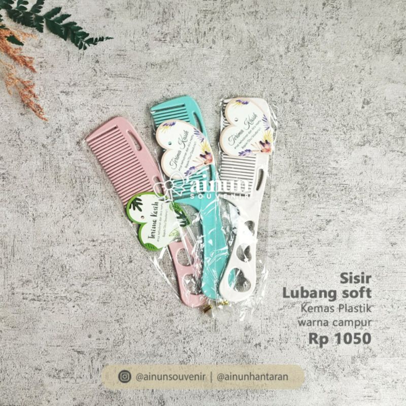 sisir biasa kemas plastik/ sisir souvenir/ souvenir sisir/souvenir wedding sisir/souvenir wedding Po