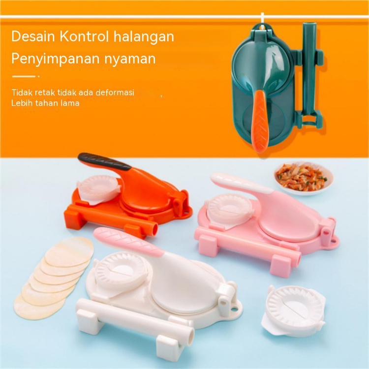 3pcs/set Cetakan Press Adonan Pangsit Handmade Serbaguna / Alat Press Kulit Pastel Pangsit Manual Dimsum Cetakan / Cetakan Dumpling