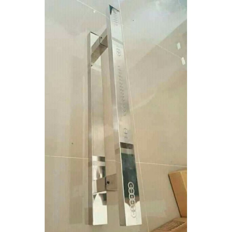 Handle pintu rumah minimalis 80cm baut tembus