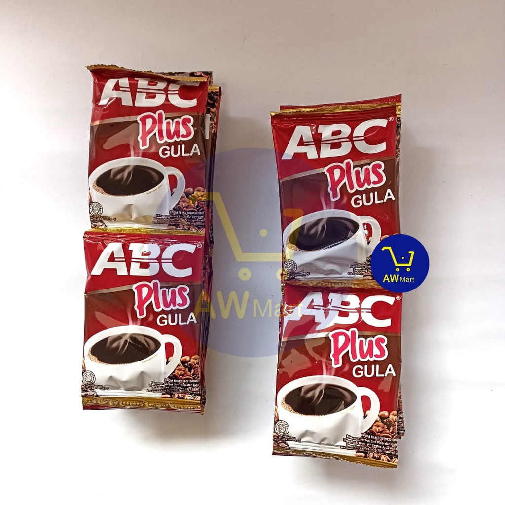 KOPI ABC PLUS GULA RENCENG 10 SACHET X 18GR