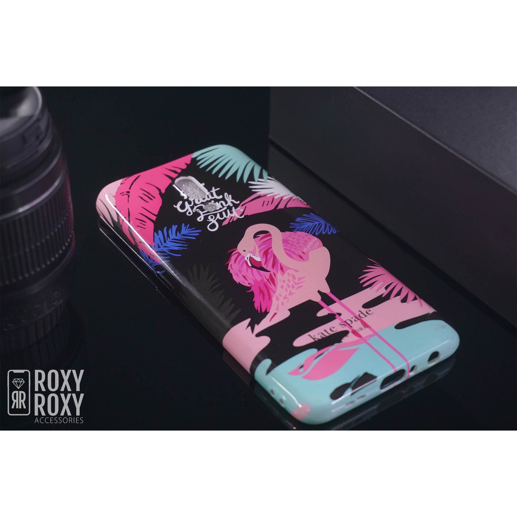 Softcase Motif Katespade Samsung A30 A50 A6S