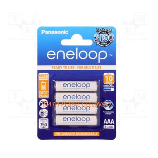 Baterai Panasonic Eneloop A3 isi 4 800mAh Rechargeable - Battery AAA isi ulang BP4