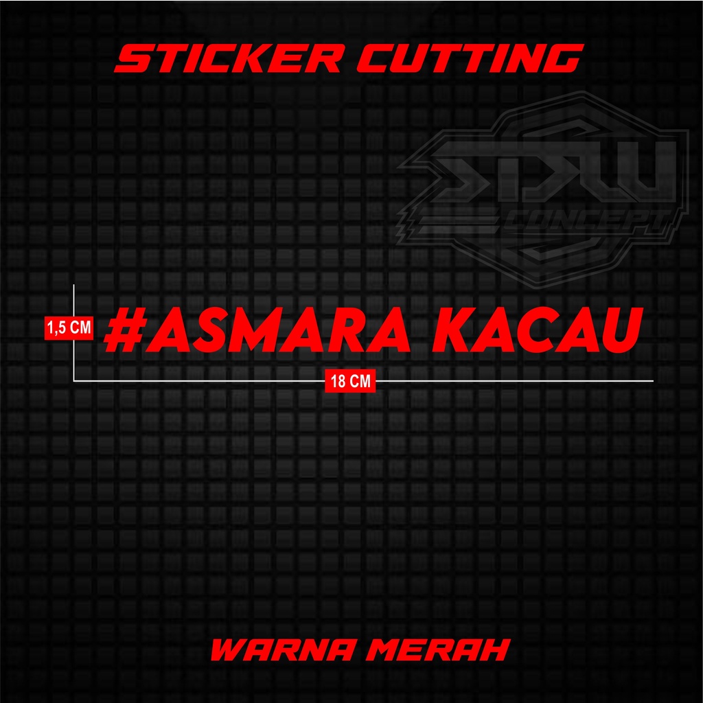 Sticker Cutting Asmara Stiker Cutting Motor