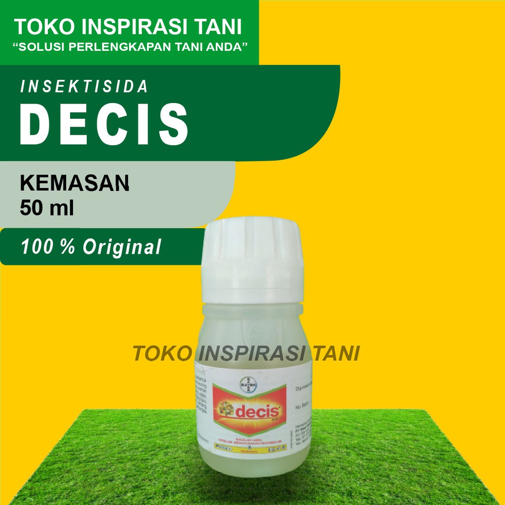 Decis Insektisida  Pengendali Hama Kemasan 50ml/Insektisida Decis Kemasan 50 ml/Obat Pertanian Decis