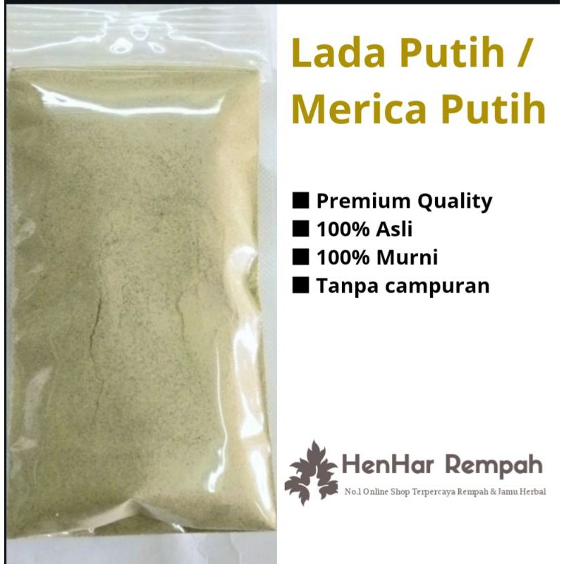 [Garansi 100% Asli] 500 gram Lada putih bubuk / Merica putih bubuk murni tanpa campuran