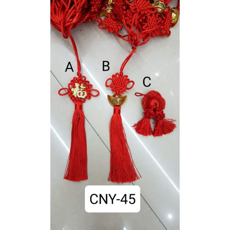 

(CNY-45) TASSEL TEBAL IMLEK/CNY/GONG XI FAT CAI, HARGA per-BIJI (Baca deskripsi produk)