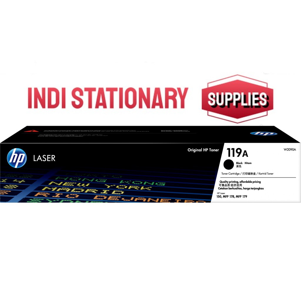 Toner HP 119A Black Original Laser Cartridge [W2090A]