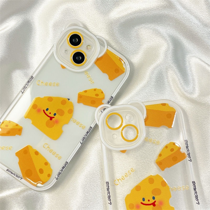 Soft Case TPU Transparan Anti Jatuh Shockproof Cover iPhone 14 13 12 11 Pro Max X Xr Xs Max SE 8 7 6 6s Plus