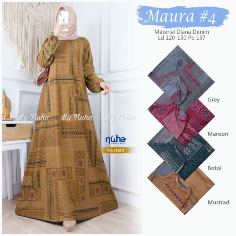 GAMIS MOTIF MAURA MAXY DRESS