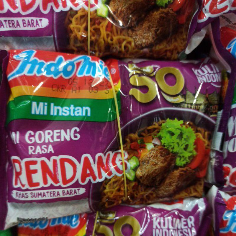 

Mie Instan Indomie goreng rendang 75gr