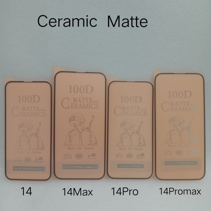 Ceramic Film iPhone 14/14 Max/14 Pro/14 Pro Max Anti Gores Clear Matte SPY