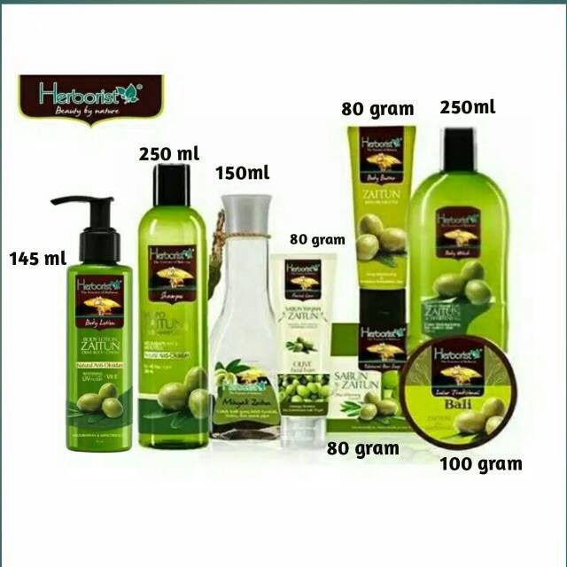 Herborist Zaitun Series | Minyak Zaitun Shampo Sabun Lotion