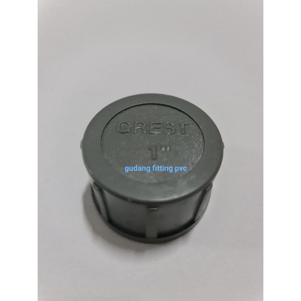 dop drat 1 " aw / F.  dop / tutup pipa drat dalam pvc Grest