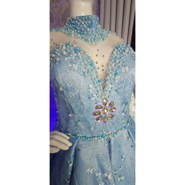 Gaun Pengantin blue Ice
