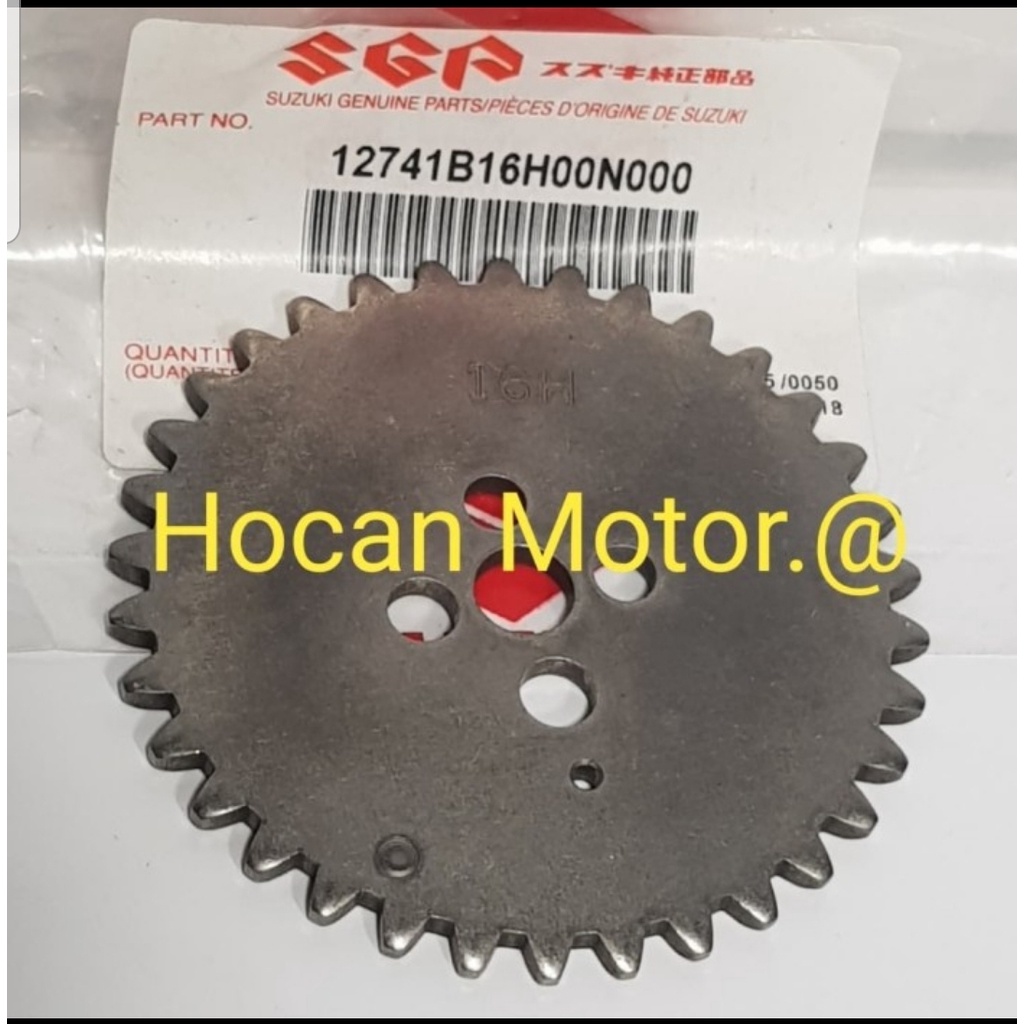 GEAR KETENG GEAR SENTRIK KAMPRAT SHOGUN 125 SP FL 12741-20G00-000  SPROCKET CAM CHAIN ASLI SGP-2