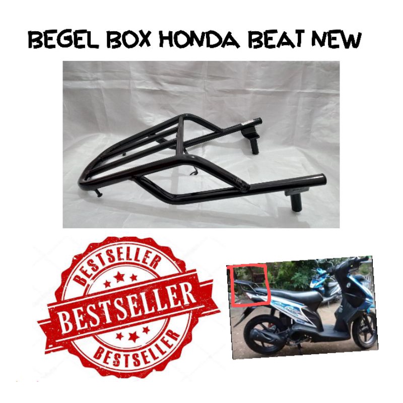 BEGEL BOX / BRACKET SEPEDA MOTOR HONDA BEAT VARIO 150 VARIO 125 SCOOPY WARNA HITAM HARGA MURAH BERKUALITAS