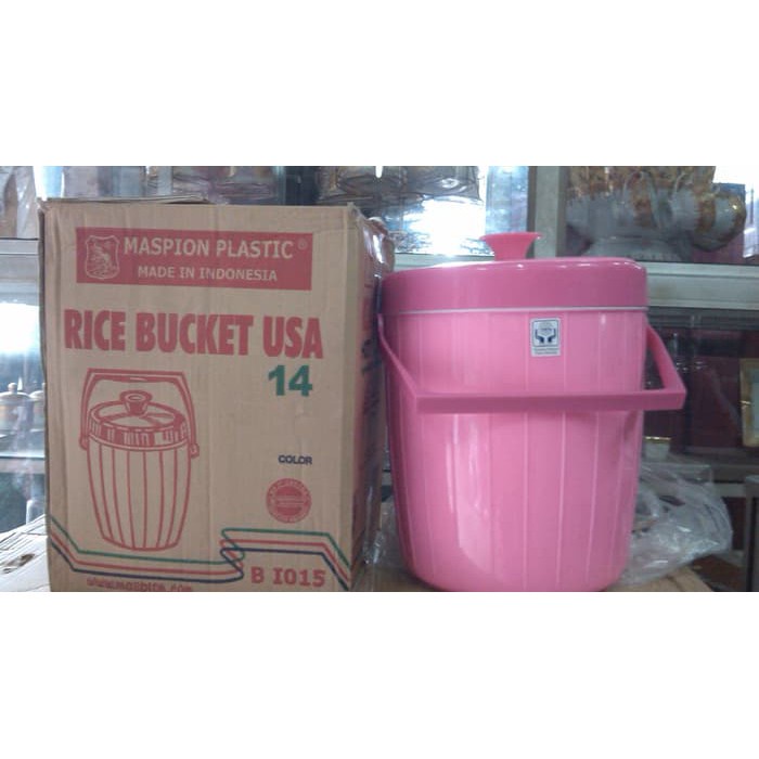 Maspion Rice Ice Bucket USA 14 Liter - Termos Nasi / Es Batu 14L - TJ2