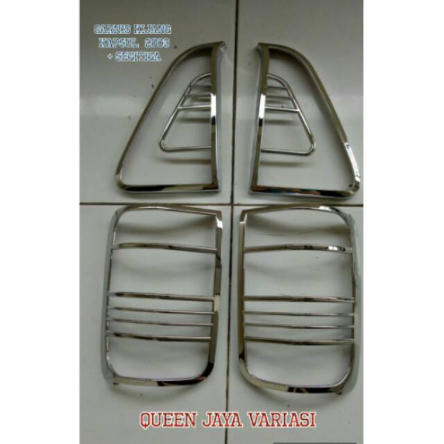 garnis belakang kijang kapsul 2003/list lampu belakang kijang kapsul 2003