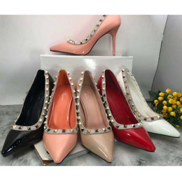Restock...SEPATU WANITA HEELS VALENTINO / VALENTINO HEEL PREMIUM IMPORT