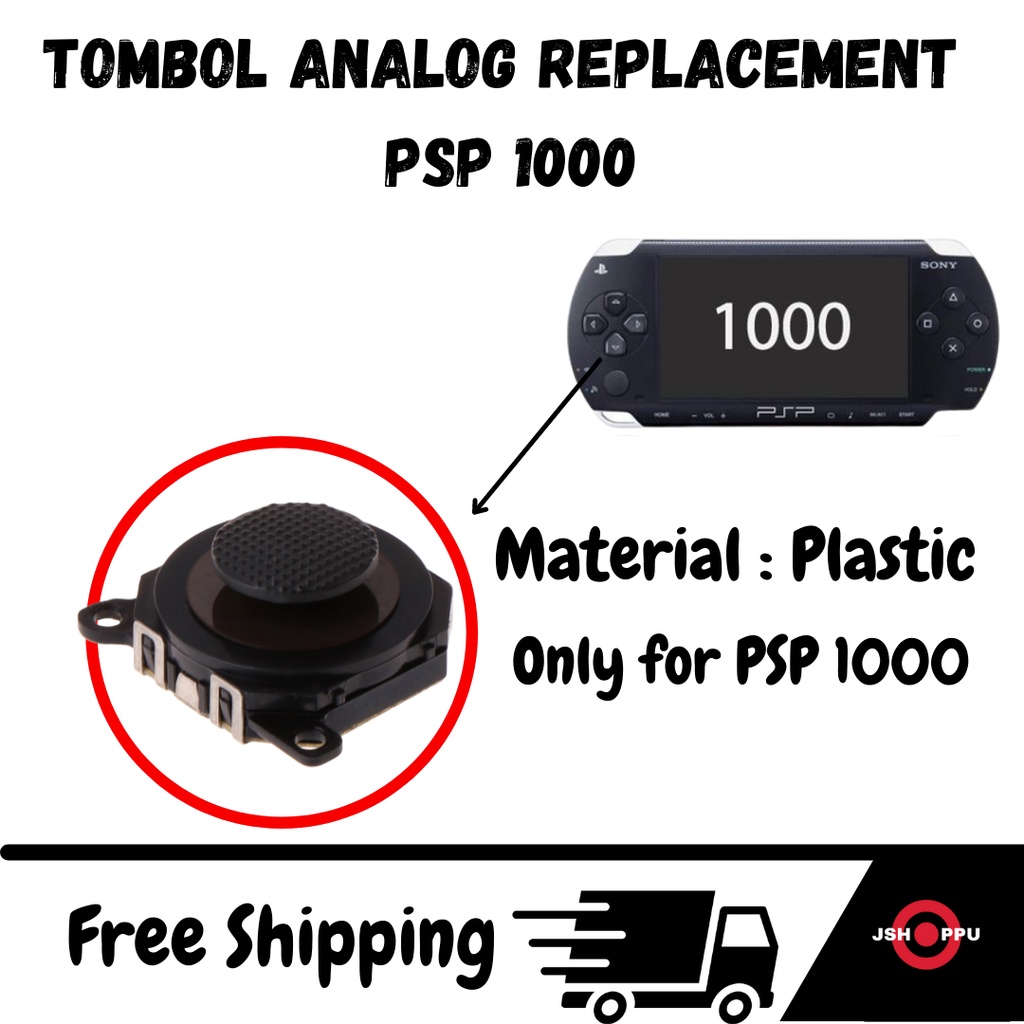 Tombol Analog PSP 1000 Replacement Suku Cadang Joystick PSP 1000 Fat