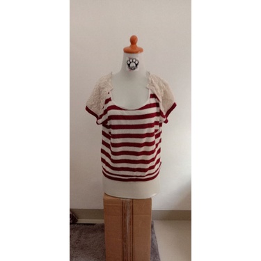 atasan rajut mix brokat axes femme