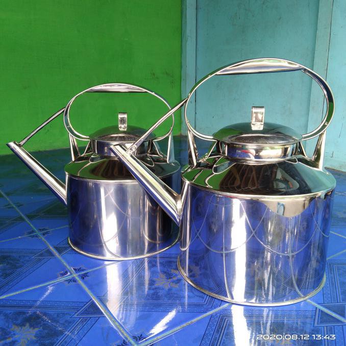 Ceret Angkringan Stainless 5 Liter , Ceret Rebus Air , Ceret Stainless - Diskon Khusus 