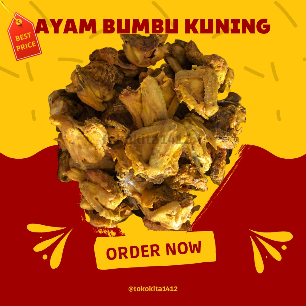 Ayam Ungep Bumbu Kuning siap Goreng Bakar per potong