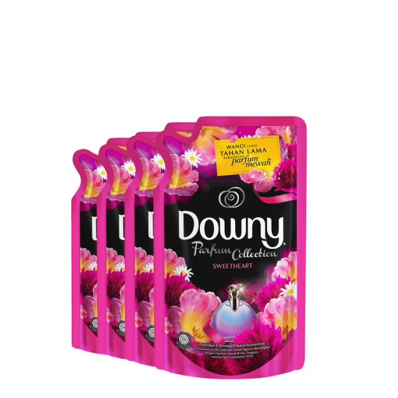 Downy Pelembut Pakaian Sweetheart Refill 4 x 720 mL