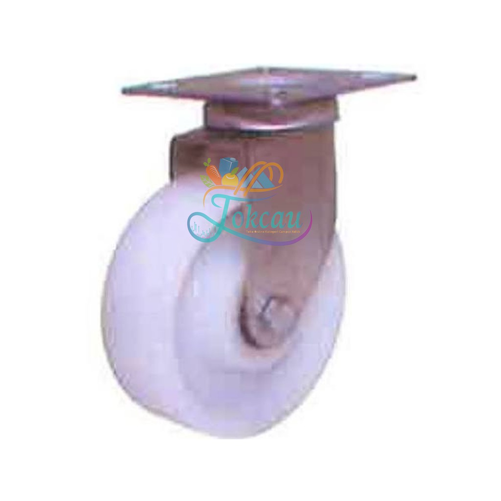 Roda Caster / Troly / Troli Nylon Nilon 6 Inch Hidup Putar ( Swivel ) Osaka