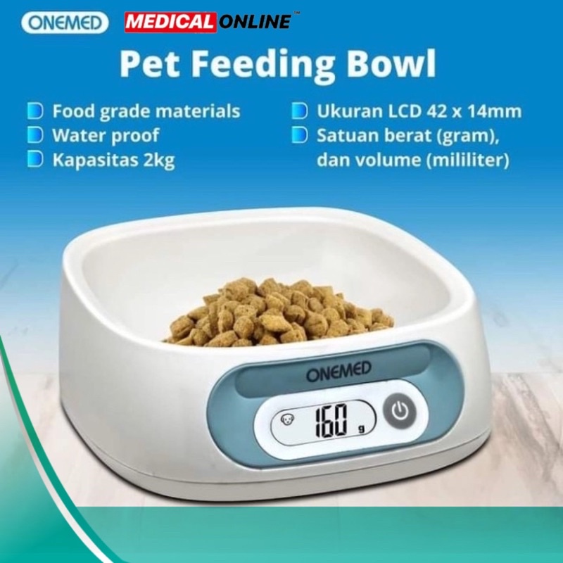 PET FEEDING BOWL ONEMED MANGKOK TIMBANGAN MEDICALONLINE MEDICAL ONLINE