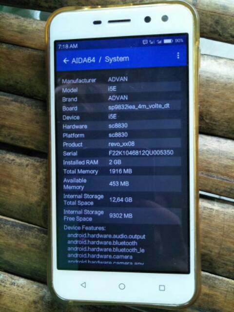 Advan I5e Lte Ram 2gb Shopee Indonesia