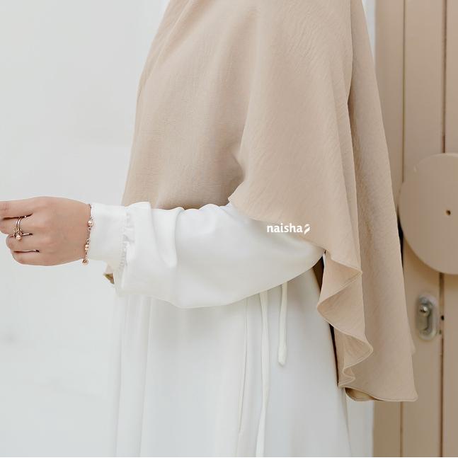 Naisha Official Emira Bergo Crinkle Airflow Jilbab Daily Kasual Muslimah Syari-7
